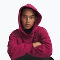 Кофта жіноча Under Armour Icon Fleece Hoodie claret/white 3