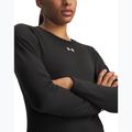 Лонгслів для тренувань жіночий Under Armour ColdGear Crew ultimate black/white 3