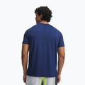 Футболка для бігу чоловіча Under Armour Velociti Pro SS blackout navy/reflective 2
