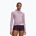 Кофта для бігу жіноча Under Armour Velociti Half Zip mauve pink/reflective
