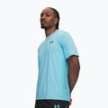 Футболка для тренувань чоловіча Under Armour Tech Utility SS fresco blue/black