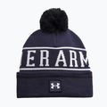 Шапка зимова чоловіча Under Armour Halftime Pom Beanie midnight navy/white/white