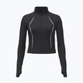 Кофта тренувальна жіноча Under Armour Meridian Contour Full Zip ultimate black/white/ultimate black