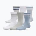Шкарпетки Under Armour Essential Crew 6 Pack blue fog/blue wind/white