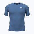 Футболка для тренувань чоловіча Under Armour HG Armour Comp aegean blue/white