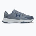 Кросівки для тренувань чоловічі Under Armour Edge Leather gravel/blue fog/blackout navy 2