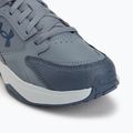 Кросівки для тренувань чоловічі Under Armour Edge Leather gravel/blue fog/blackout navy 7
