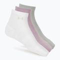 Шкарпетки жіночі Under Armour Vanish 3 Pack mauve pink/titanium/purple echo