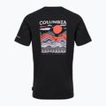 Футболка трекінгова чоловіча Columbia Explorers Canyon Back black/peaks and waves 2