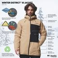 Чоловіча лижна куртка Columbia Winter District III canoe/black 15