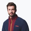 Кофта чоловіча Columbia Sequoia Grove FZ Fleece rich wine/collegiate navy 6