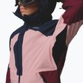 Żіноча лижна куртка Columbia Liftline eraser pink/collegiate navy/rich wine 9
