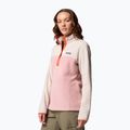 Жіноча толстовка Columbia Benton Springs 1/2 Snap eraser pink/dark stone/tuscan 4