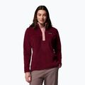 Жіноча кофта Columbia Benton Springs 1/2 Snap rich wine/eraser pink