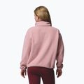 Жіноча флісова кофта Columbia Helvetia II Cropped Half Snap Fleece eraser pink/fig/rich wine 3