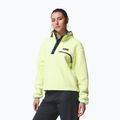 Жіноча флісова кофта Columbia Helvetia II Cropped Half Snap Fleece citron haze/black/compass blue