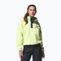 Кофта флісова жіноча Columbia Helvetia II Cropped Half Snap Fleece citron haze/black/compass blue 6