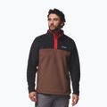 Чоловіча толстовка Columbia Steens Mountain Half Snap II tobacco/black/mtn red