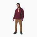 Чоловіча флісова кофта Columbia Helvetia II Half Snap Fleece rich wine 2