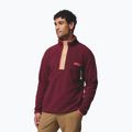 Чоловіча флісова кофта Columbia Helvetia II Half Snap Fleece rich wine 4
