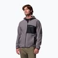 Кофта флісова чоловіча Columbia Fast Trek Overlay Hooded city grey/black