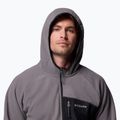 Кофта флісова чоловіча Columbia Fast Trek Overlay Hooded city grey/black 6