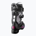 Черевики гірськолижні жіночі Salomon S/Pro Supra Dual Boa 115 W black/beluga met./beetroot purple 7