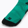 Шкарпетки Salomon Aero Crew dynasty green/waterfall 4