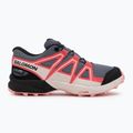 Кросівки для бігу дитячі Salomon Speedcross Waterproof grisaille/hushed violet/rouge red 2