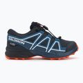 Кросівки для бігу дитячі Salomon Speedcross Waterproof dark navy/dark blue/red orange 2