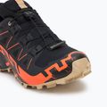 Кросівки для бігу чоловічі Salomon Speedcross 6 GTX black/shocking orange/white pepper 7