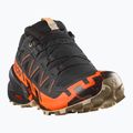 Кросівки для бігу чоловічі Salomon Speedcross 6 GTX black/shocking orange/white pepper