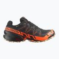 Кросівки для бігу чоловічі Salomon Speedcross 6 GTX black/shocking orange/white pepper 2