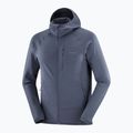 Кофта трекінгова чоловіча Salomon Essential Lightwarm Hoodie blue nights 7