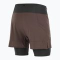 Шорти для бігу чоловічі Salomon Sense 2IN1 coffee bean 7