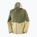 Куртка софтшел чоловіча Salomon Outherpath Pro 2.5 l gray green/grape leaf 9