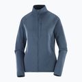 Кофта флісова жіноча Salomon Lightwarm Full Zip blue nights 5