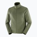 Кофта чоловіча Salomon Outline Warm Fleece Full Zip grape leaf 6