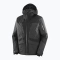 Куртка лижна чоловіча Salomon Spark deep black 8