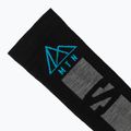 Шкарпетки гірськолижні Salomon MTN black/blue danube 3