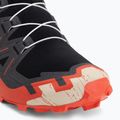 Кросівки для бігу чоловічі Salomon Speedcross 6 black/fiery red/almond milk 7