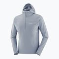 Куртка для бігу чоловіча Salomon Sense Aero Hybrid Half Zip Hooded trade winds 7