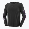 Лонгслів для бігу чоловічий Salomon Shakeout Core deep black 3
