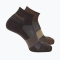 Шкарпетки Salomon Evasion Ankle 2 pairs dark earth/walnut