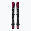 Лижі гірські дитячі + кріплення Salomon QST Jr Black XS + C5 GW black/neon punch 2
