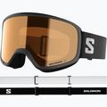 Окуляри лижні дитячі Salomon Rio S2 black/flash tonic orange 2
