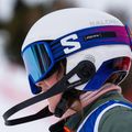 Шолом лижний дитячий Salomon Equipe Fis + Chinguard Jr white/race blue 7