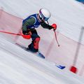 Шолом лижний дитячий Salomon Equipe Fis + Chinguard Jr white/race blue 10