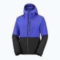 Куртка лижна чоловіча Salomon Highland clematis blue/deep black 7