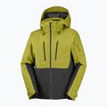 Куртка лижна чоловіча Salomon Brilliant 2.0 cardamon seed/deep black 7